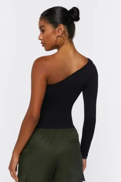 Seamless One-Shoulder Top