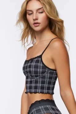 Seamless Plaid Bralette