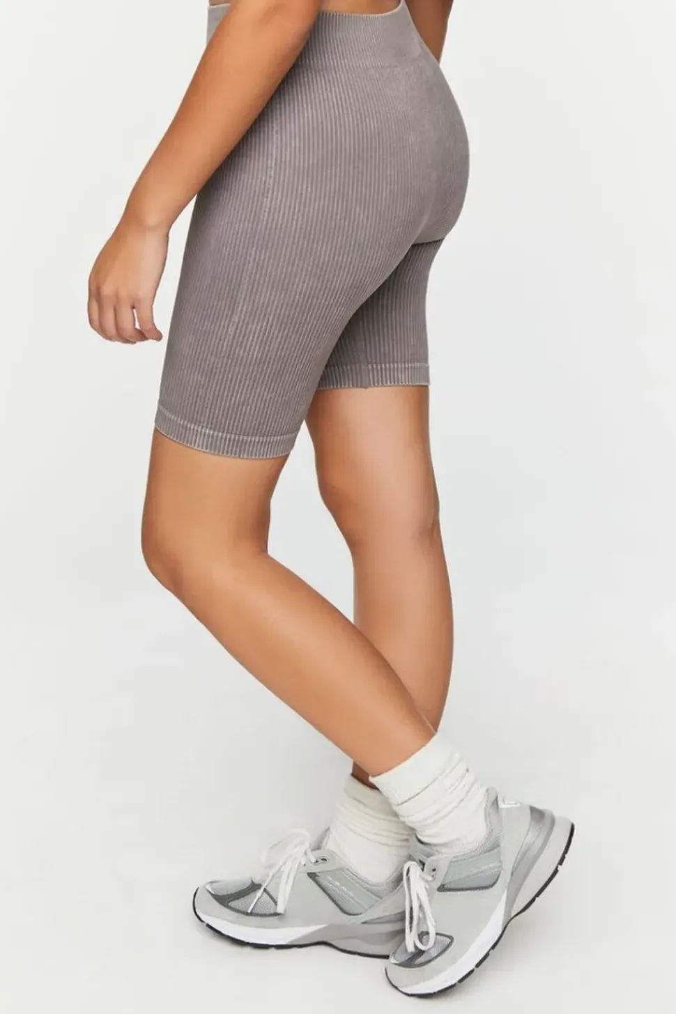 Seamless Ribbed Biker Shorts