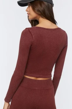 Seamless Ribbed Crop Top