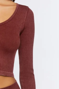 Seamless Ribbed Crop Top