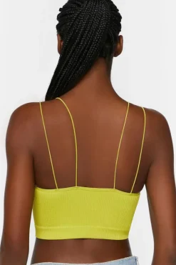 Seamless Ribbed Dual Strap Bralette