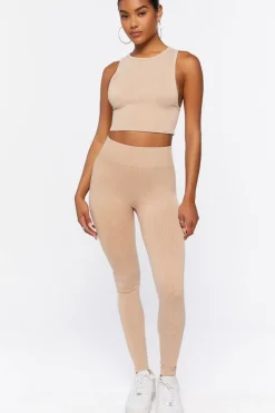 Seamless Ribbed Leggings