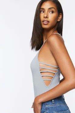 Seamless Ribbed Lingerie Bodysuit