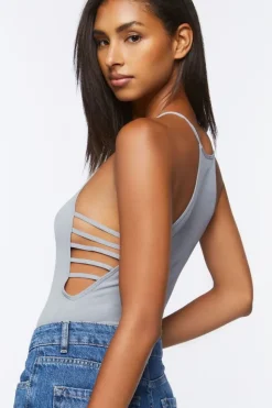 Seamless Ribbed Lingerie Bodysuit