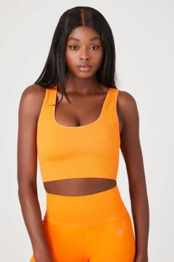 Seamless Ribbed Sports Bra