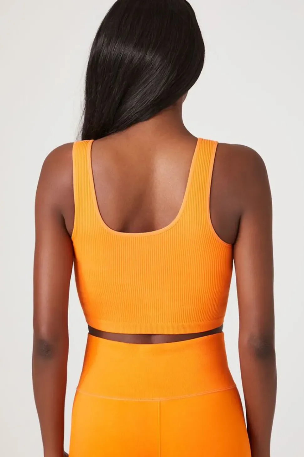 Seamless Ribbed Sports Bra