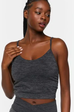 Seamless Space Dye Longline Sports Bra