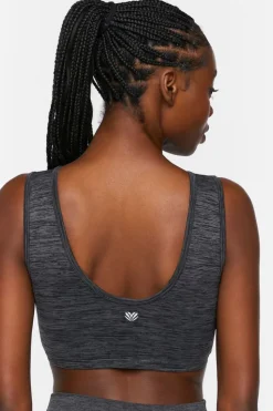 Seamless Space Dye Twisted Sports Bra
