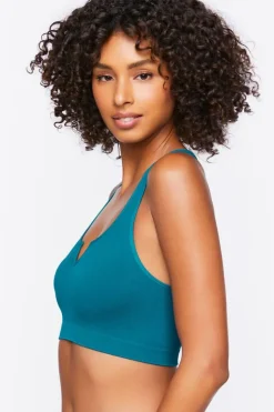 Seamless Split-Neck Bralette