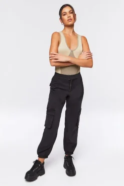 Seamless Striped Bodysuit