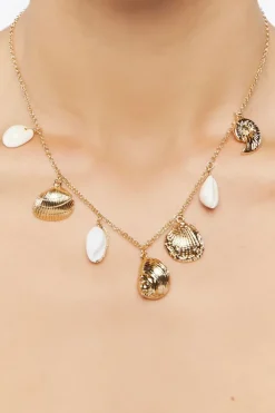 Seashell Charm Chain Necklace