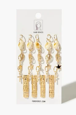 Seashell Hair Ring Set