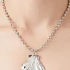 Seashell Pendant Statement Necklace