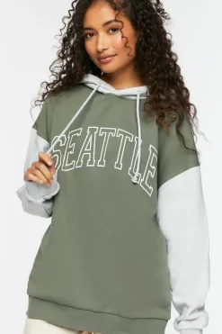 Seattle Colorblock Fleece Hoodie