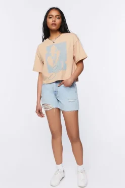 Selena Graphic Cropped Tee