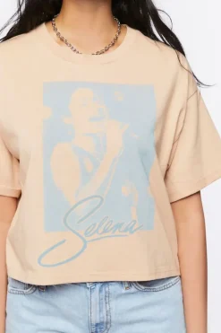 Selena Graphic Cropped Tee