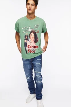 Selena Oil Wash Graphic Tee