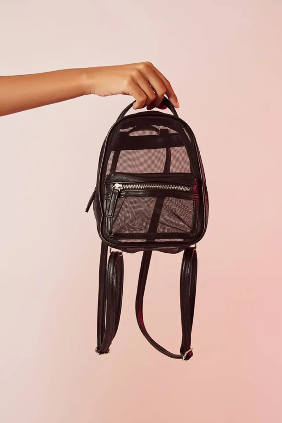 Semi-Sheer Mini Backpack