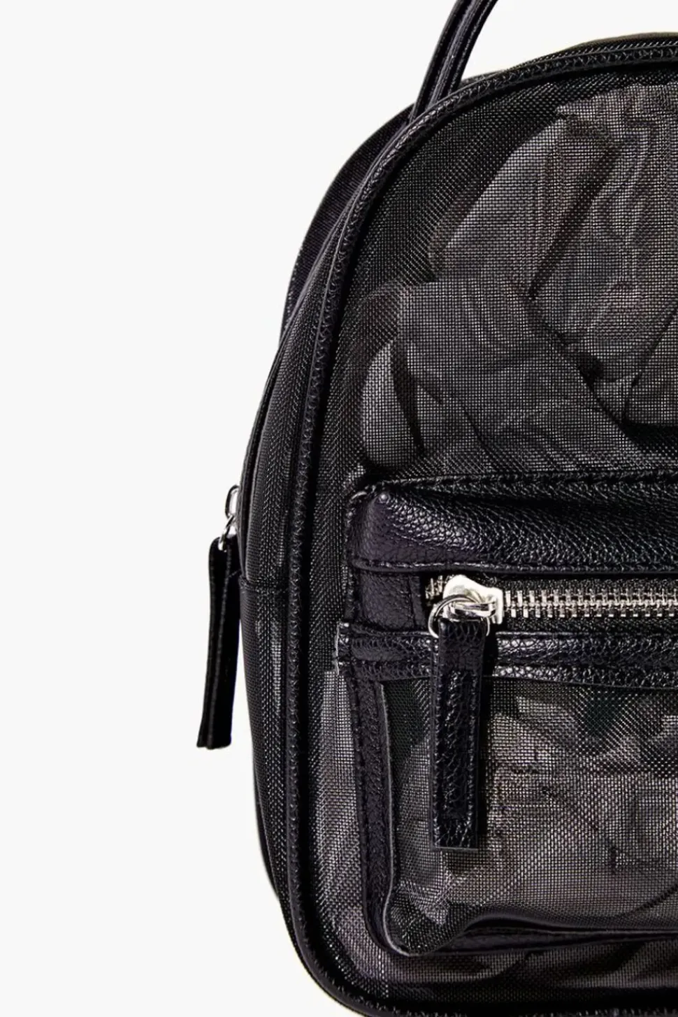 Semi-Sheer Mini Backpack