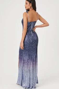 Sequin Sweetheart Maxi Dress