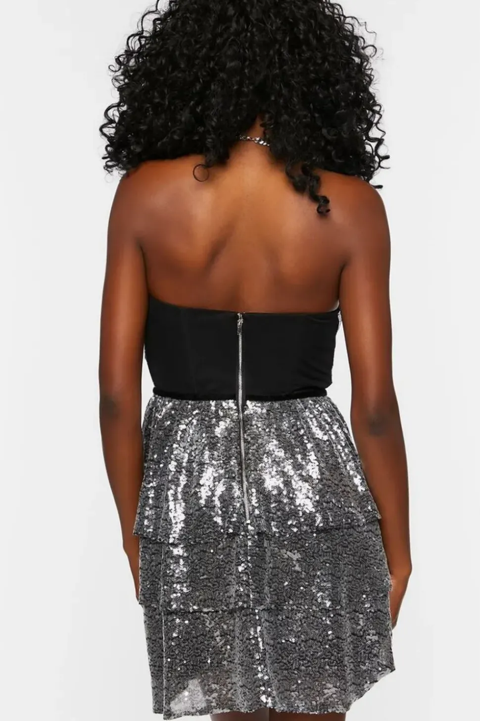 Sequin Sweetheart Mini Dress