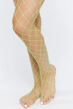 Sheer Fishnet Tights