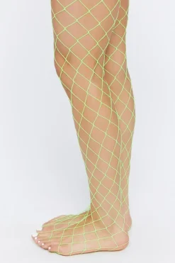 Sheer Fishnet Tights