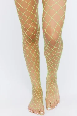 Sheer Fishnet Tights
