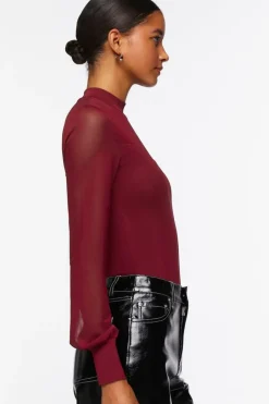 Sheer Illusion Neck Bodysuit
