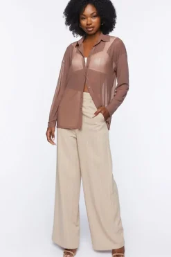 Sheer Mesh Shirt
