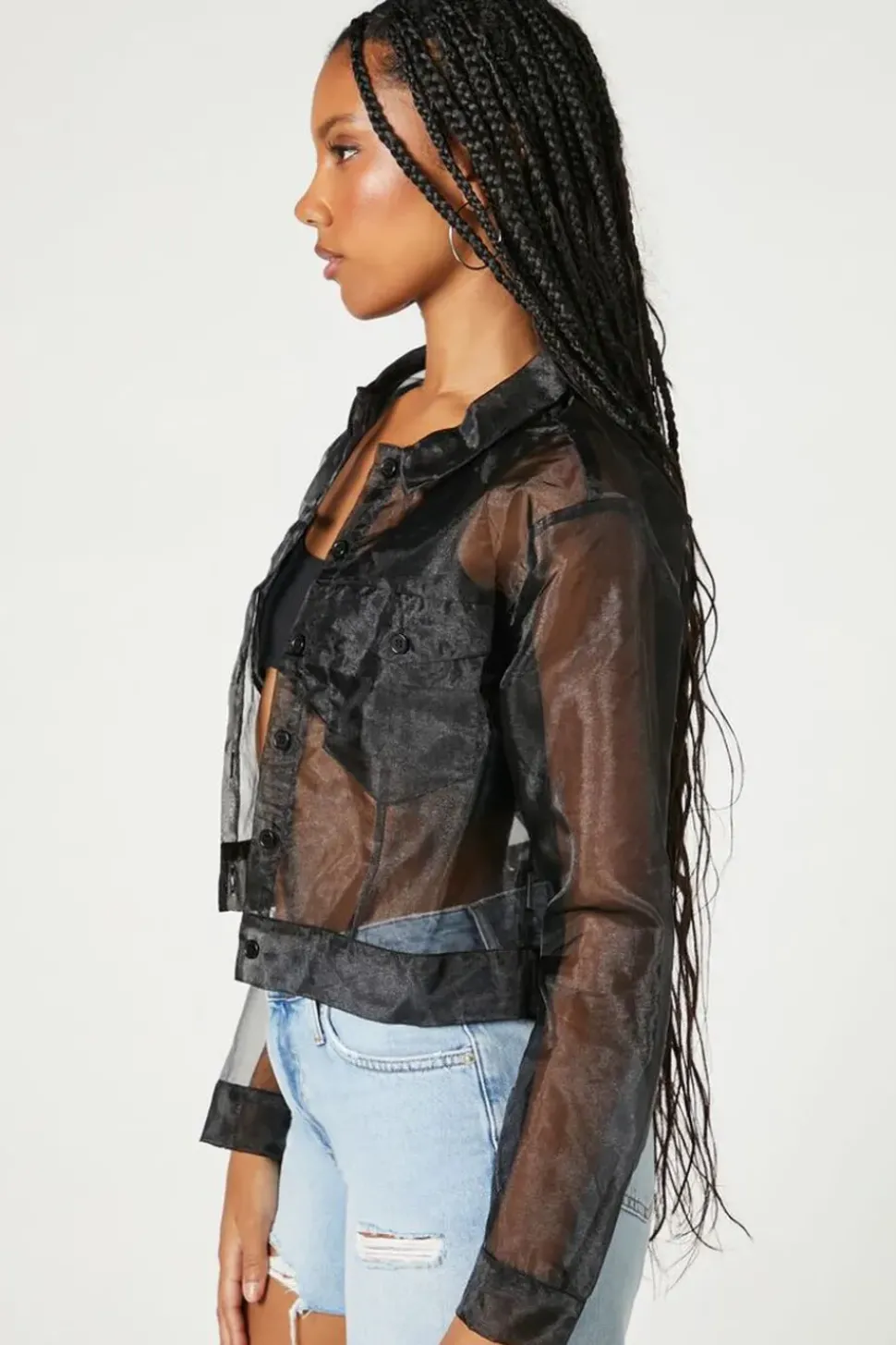 Sheer Organza Jacket