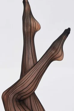 Sheer Striped Tights
