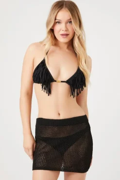 Sheer Swim Cover-Up Skirt