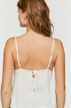 Shirred-Bust Flowy Cami