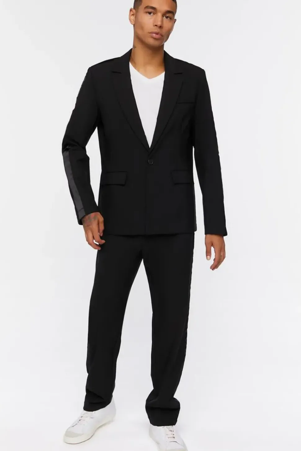 Side-Striped Straight Pants
