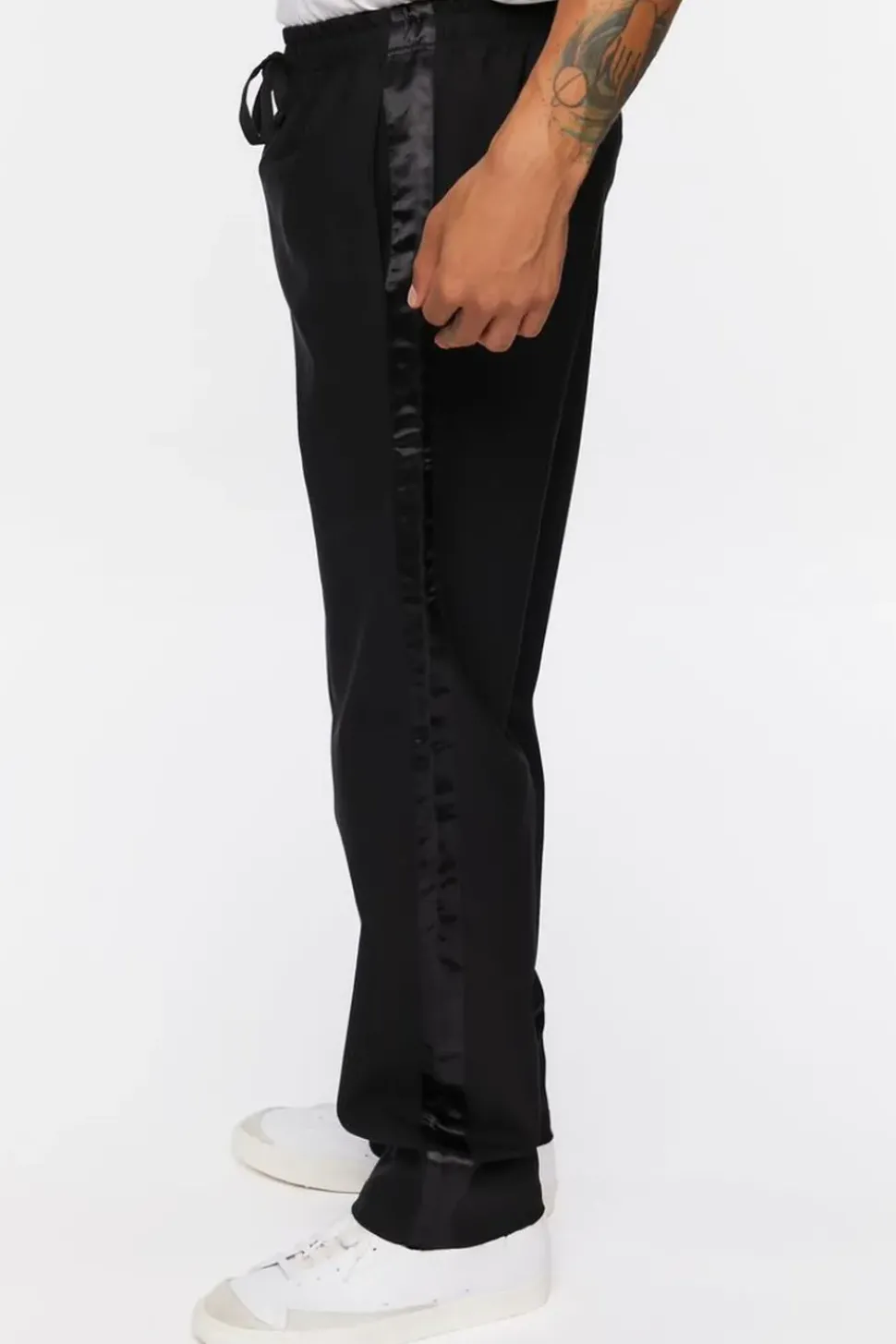Side-Striped Straight Pants