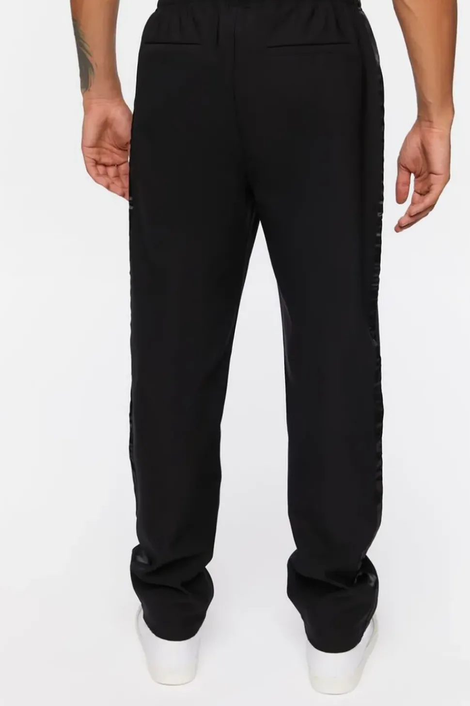 Side-Striped Straight Pants