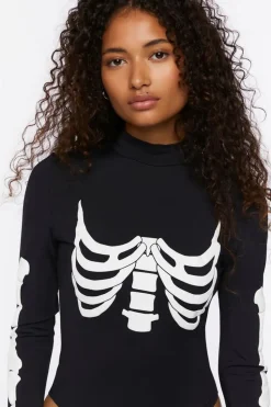 Skeleton Graphic Bodysuit