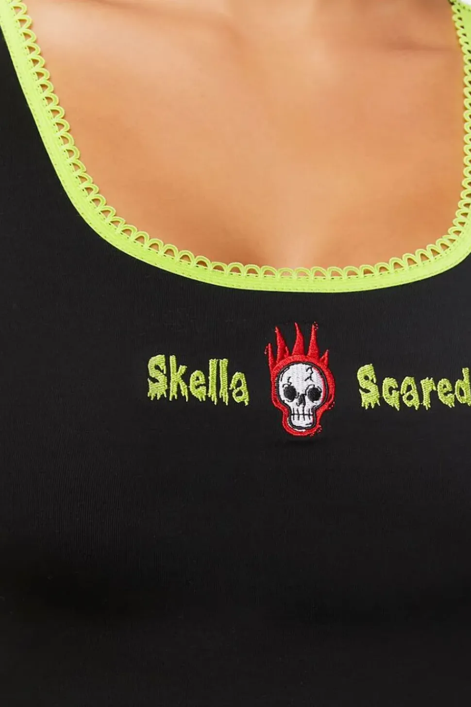 Skella Scared Graphic Tank Top