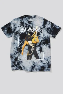 Slash Graphic Tie-Dye Tee