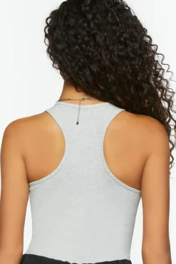 Sleeveless Racerback Bodysuit