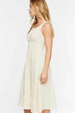 Sleeveless Tiered Midi Dress