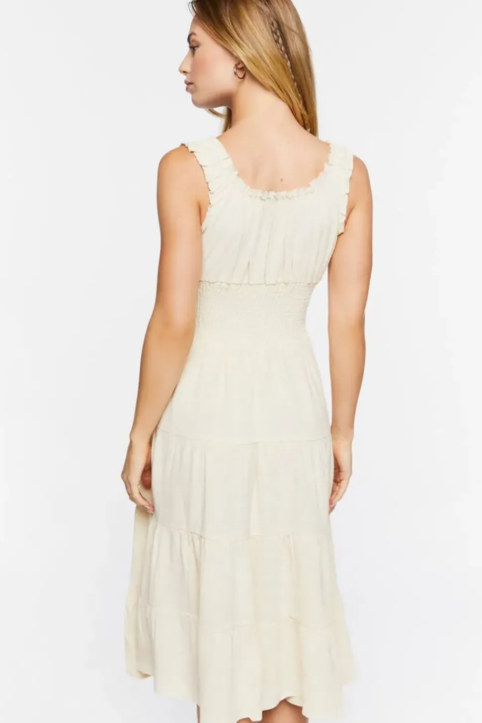 Sleeveless Tiered Midi Dress