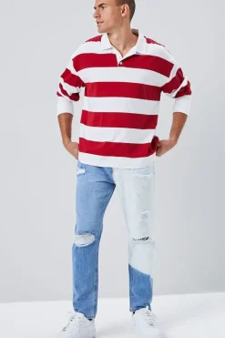 Slim-Fit Bleach Wash Jeans