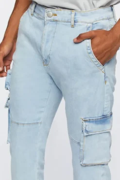 Slim-Fit Cargo Jeans