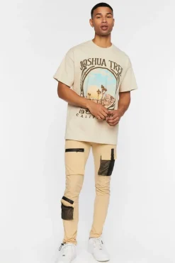 Slim-Fit Drawstring Utility Joggers