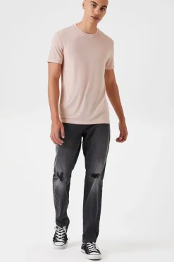 Slim-Fit Jersey Knit Crew Tee
