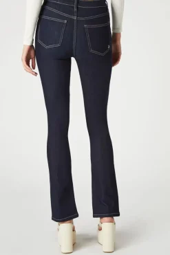 Slim-Fit Slit Jeans