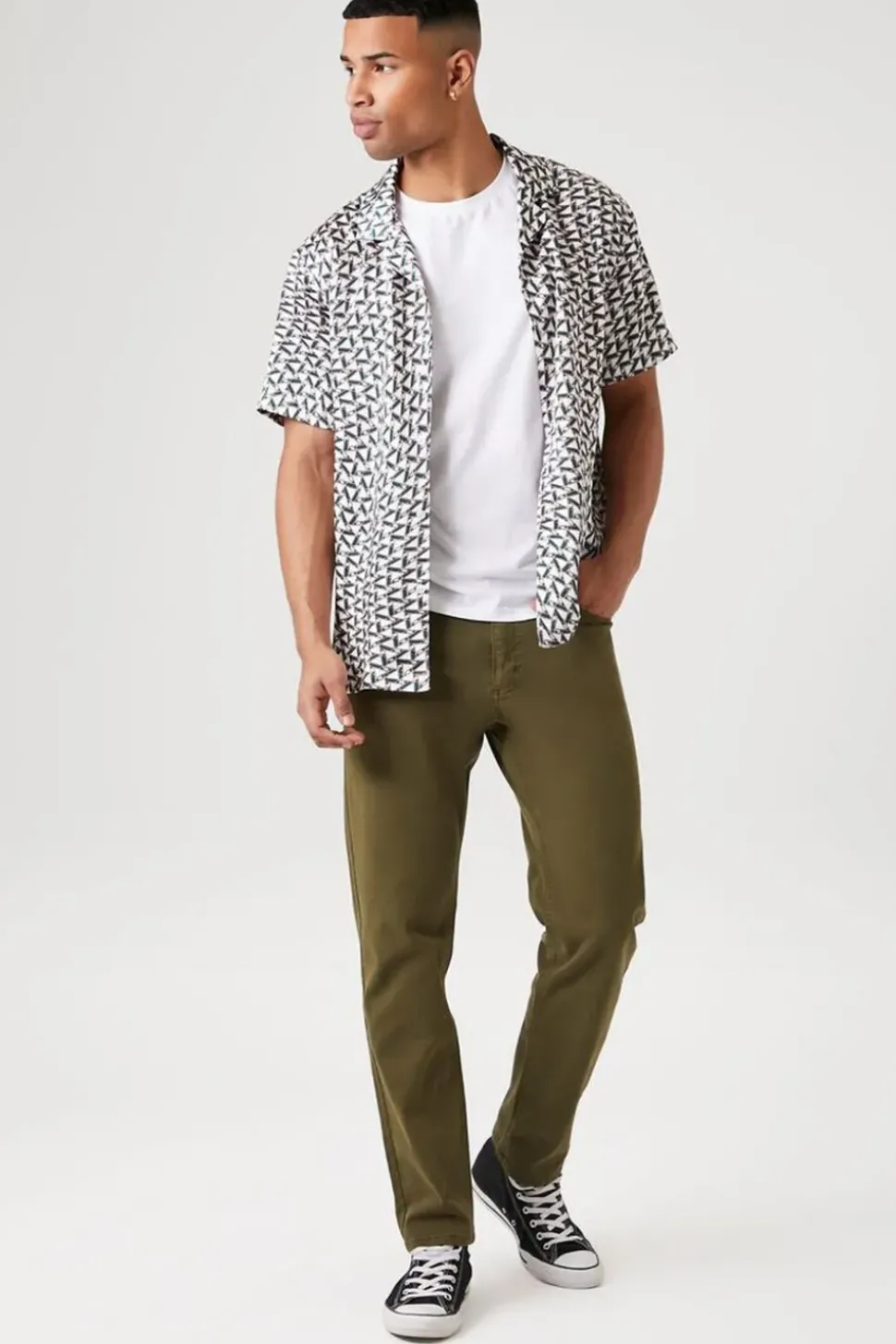 Slim Mid-Rise Pants